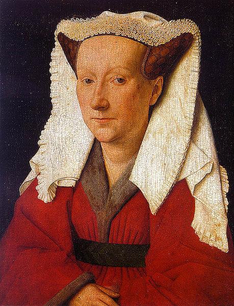 Jan Van Eyck Portrait of Margarete van Eyck oil painting picture